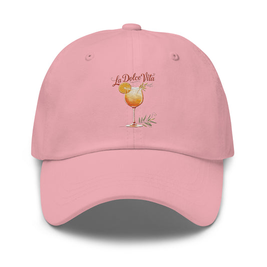 Casquette "La Dolce Vita - Apérol" - rose
