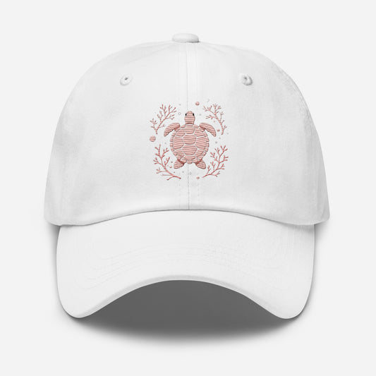 Casquette "Tortue d’Azur" - blanc
