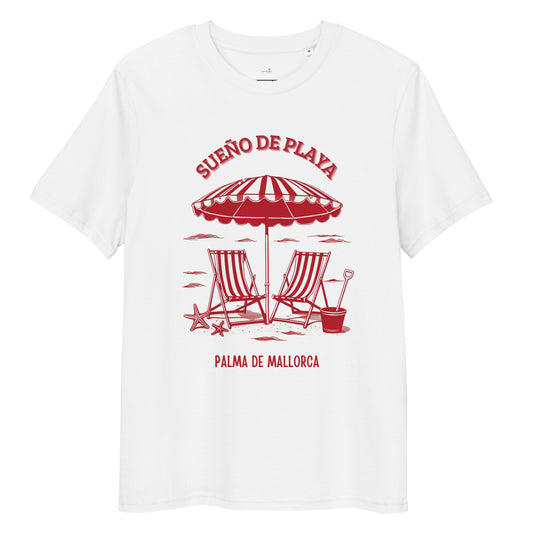T-shirt "Sueño de Playa - Mallorca" - blanc