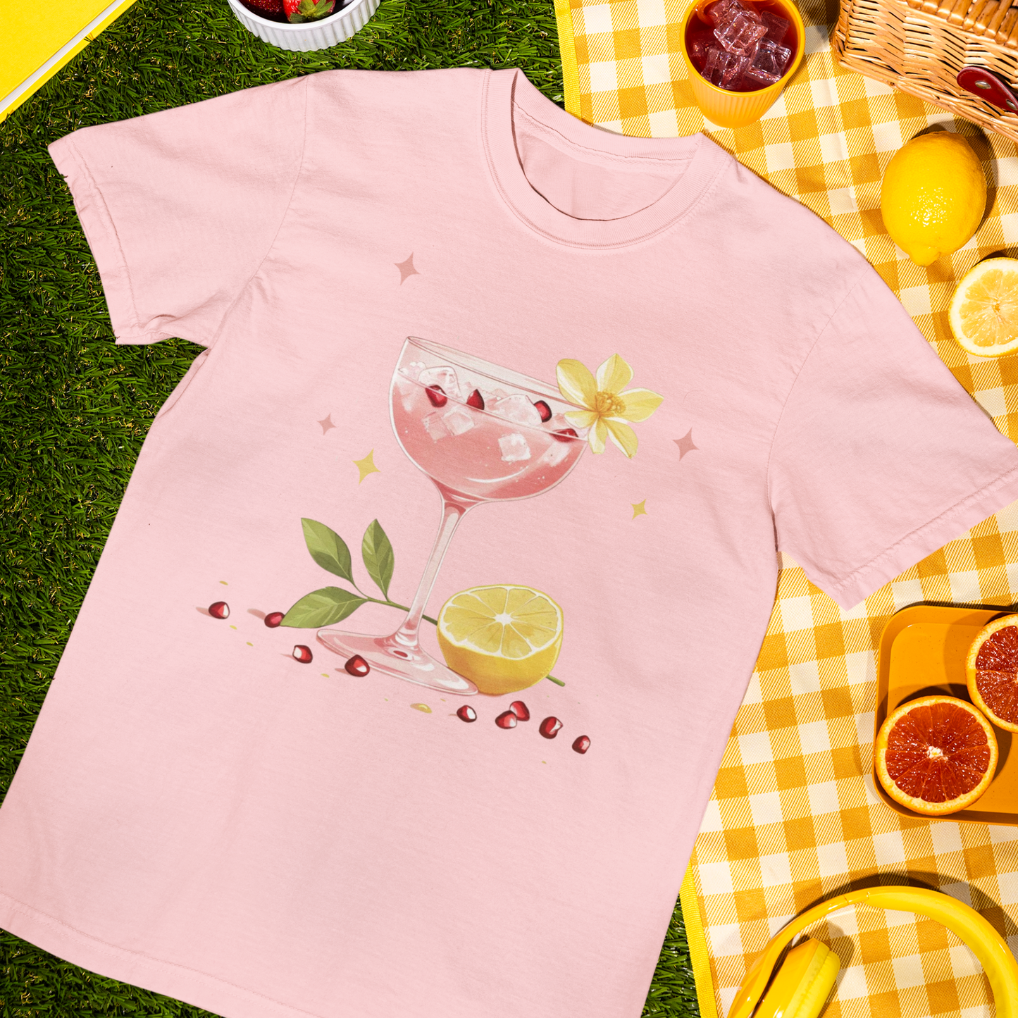 T-shirt "Nuance Grenade" - rose