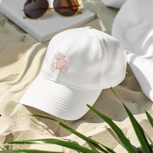Casquette "Tortue d’Azur" - blanc