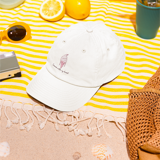 Casquette "Summer Melts My Heart" - blanc