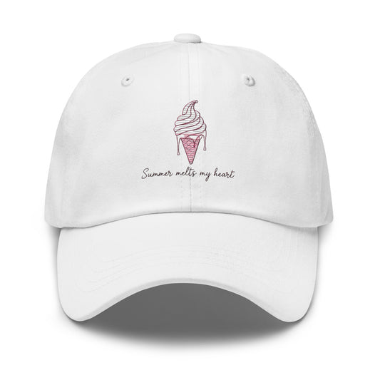 Casquette "Summer Melts My Heart" - blanc