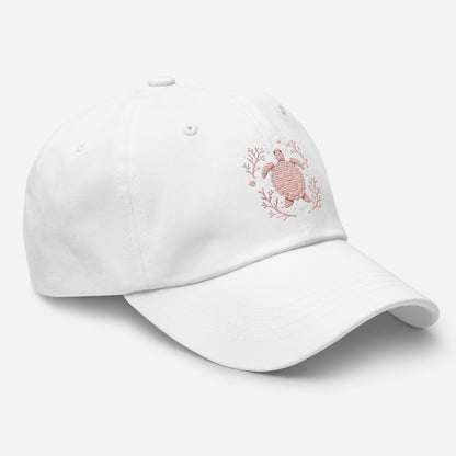 Casquette "Tortue d’Azur" - blanc