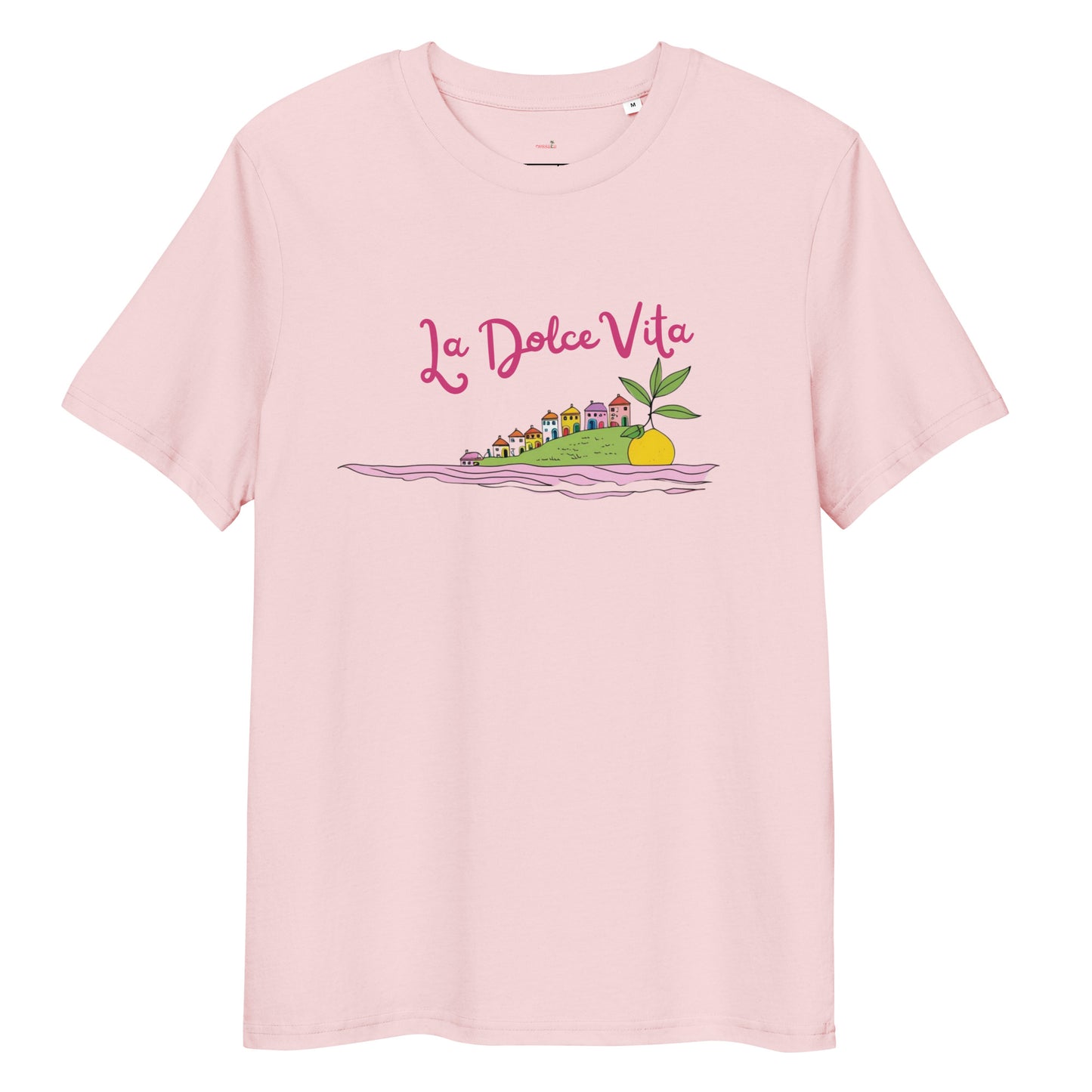 T-shirt "La Dolce Vita - Limonata Rosa" - blanc