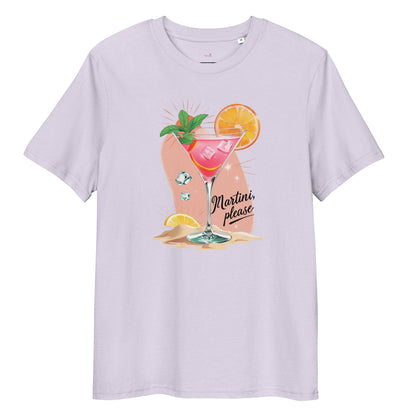 T-shirt "Martini, Please" - lavande