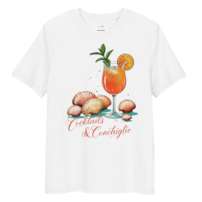 T-shirt "Cocktails & Conchiglie" - blanc