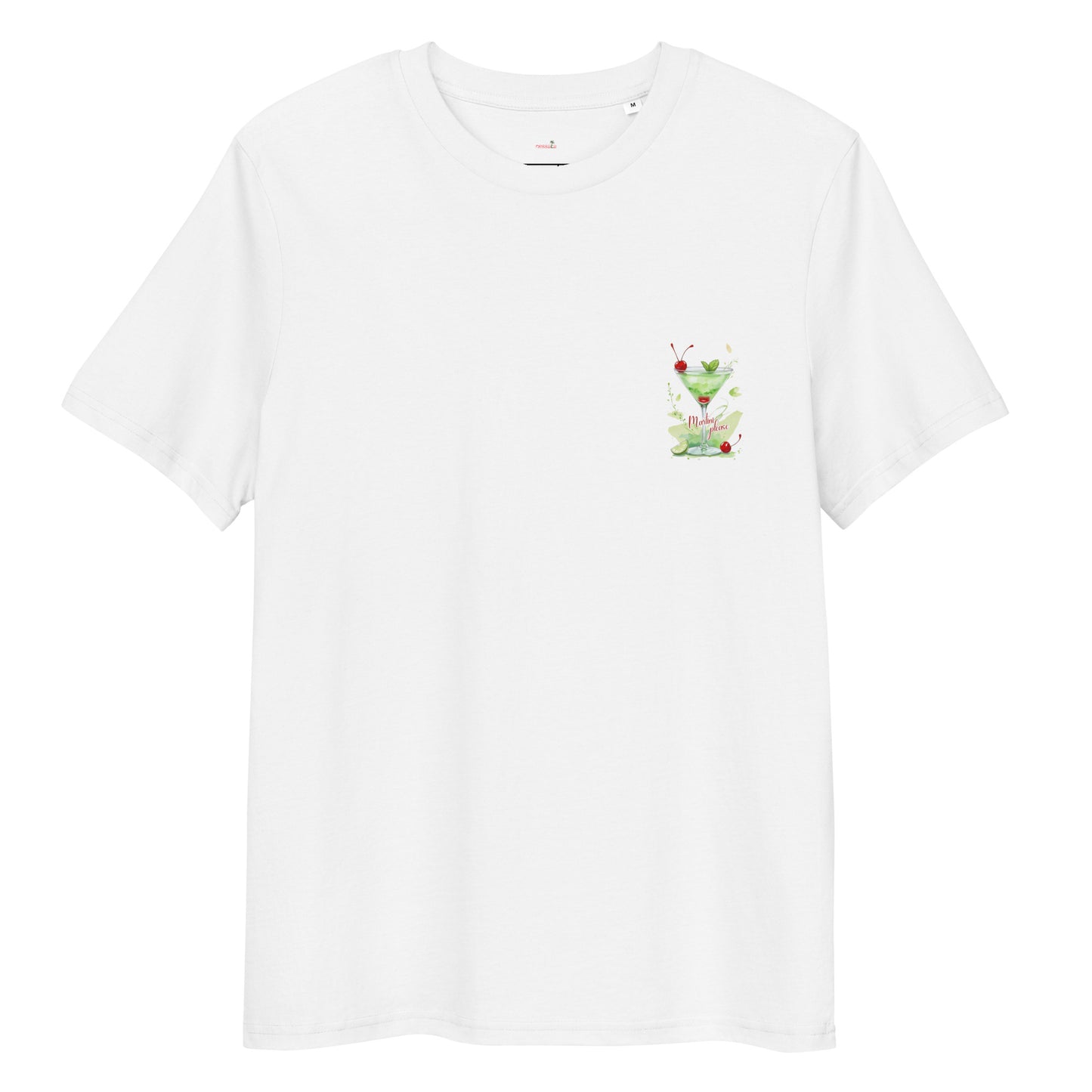 T-shirt "Martini Please" - blanc