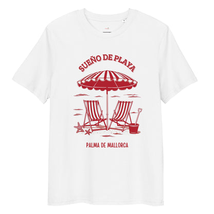 T-shirt "Sueño de Playa - Mallorca" - blanc